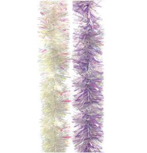 Мишура радужно-белая 10 см2 м.(кз250)