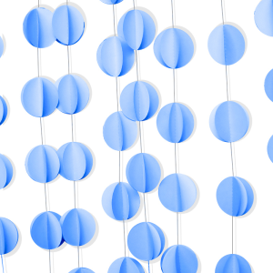 Гирлянда-подвеска "Круг голубой" 200 см /521167