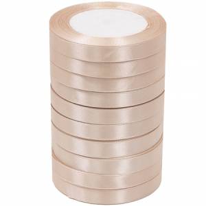 Лента атлас бисквитная 12 мм*22,85 м в уп. (10 шт.) / 88017676