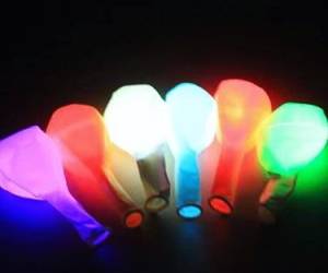 Светящийся шар 1D многоцветный