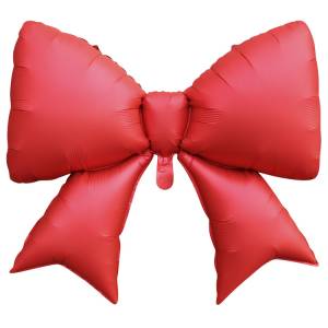 39" Бант, красный сатин / Китай 1207-6206