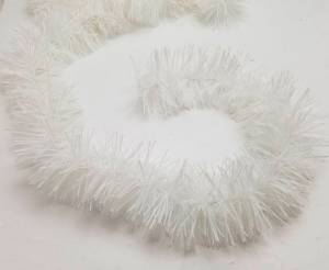 Мишура "Классика" белая перламутр 2 м.*9 см. (Китай) 183003