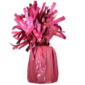 Грузик д/шара Цилиндр мет розовый 140гр / 1302-1258