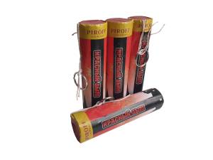 Цветной дым L красный с чекой