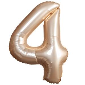 Цифра "4" - SLIM Starlight Gold / Flexmetal 1207-6065