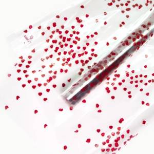 Пленка Поэма о любви, красный 0,7*7,5м./П250