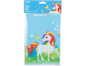 Скатерть п/э "Единорог радужный" 1,2*1,8 м. 1502-3188