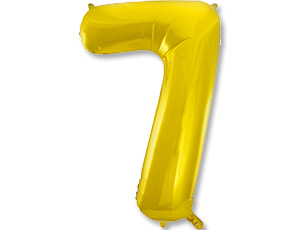 Цифра "7" 40" - золото 1207-2779/ Китай