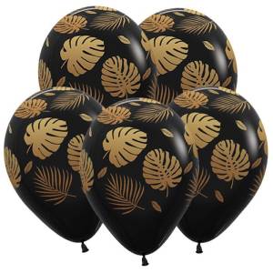 Тропические листья, пастель 12" (Колумбия) /50 шт