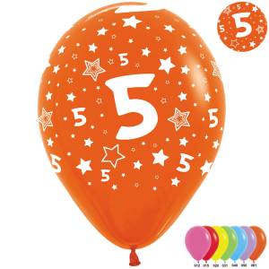 Цифра "5 Звезды" 12" пастель ( Колумбия)