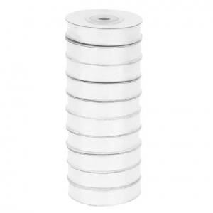 Лента Шифон 1,2 см.*22,85 м. Белая / 4887001