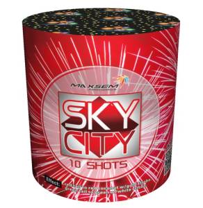 Sky city красный 0.8"10залпов