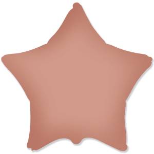 Звезда матовая Vintage Rose 18"/ 1204-1612