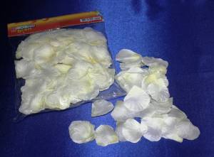 Лепестки роз кремовые