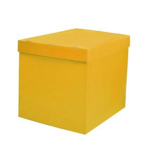 Коробка для шаров 70*70*70 ЖЕЛТАЯ