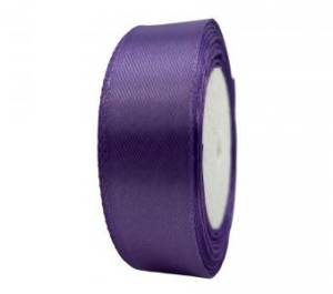Лента атлас сиреневый 25 мм*22,85 м L25044