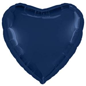 18" Сердце сапфир (Россия) / 1204-1652