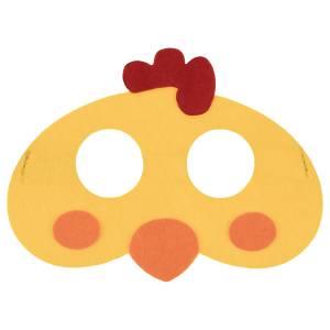 Маска "Цыпленок" из фетра / 6233496