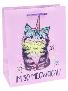 Пакет подарочный L/ПКП-6392 26.4*32.7*13.6 см с ламинацией