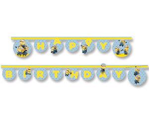 Гирлянда - буквы  "Миньоны", 220 см.       