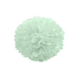 Помпон из бумаги 16 см. (нежная мята)