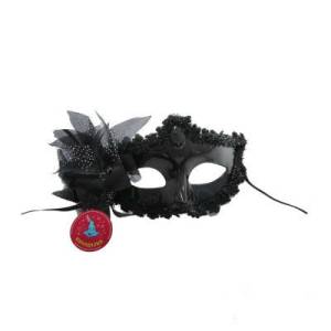 Маска черная с узором 318218