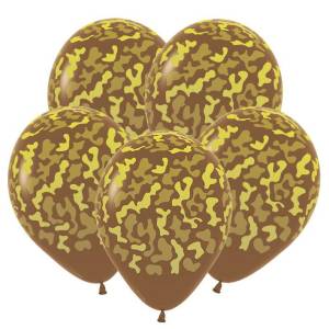 Камуфляж,ассорти пастель 12" (Колумбия) / 25 шт