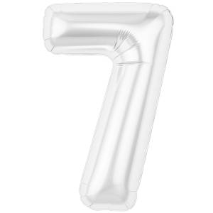 Цифра 7 - 40" Slim Белый блеск (Россия) / 1207-6594