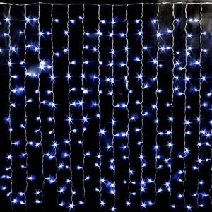 Гирлянда "Шторка" СИНЯЯ 2*2 м. (Ч11109)