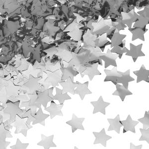 Конфетти фольга Звезда серебро металлик 2,5 см 50 гр./ 6015298