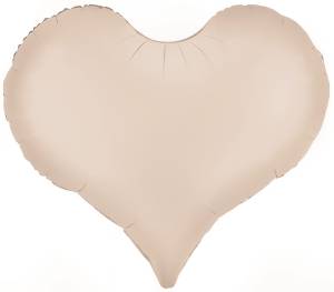 24" Сердце Люкс, Белый песок сатин/ Китай 26438/26467