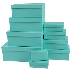 Коробка 19*13*8 см Бирюза