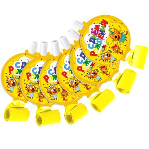 Языки Три кота желтый 6шт