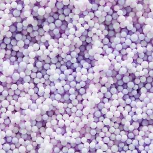 Шарики пенопласт,микс Розовый/Сиреневый 2-4 мм, 10 гр. / 6231116