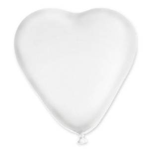 Сердце 16" кристалл прозрачное               