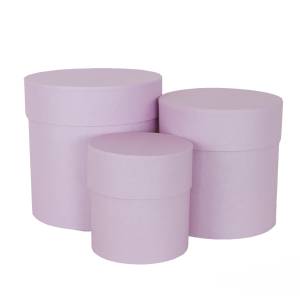 Коробка цилиндр 15*15 см. Розовый/ FUT000035956