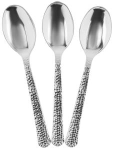 Ложки "Арт деко" серебро металлик 17,5 см., 10 шт. / 6234097