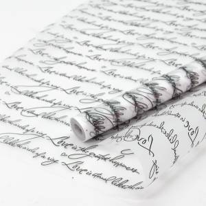 Пленка упаков Рукопись Белый 0,6м*10,3м/ П271