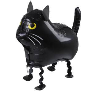 3D Кот черный (ходячий шар) / Китай 23271Р