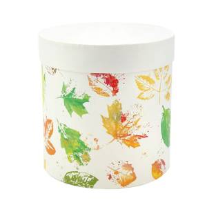 Коробка 15*15*16 см Осенние листья