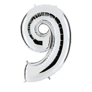 Цифра "9" -  Серебро /Grabo                     
