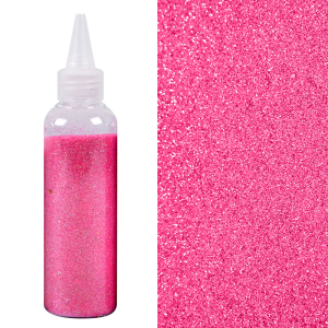 Глиттер Ярко-розовый, 80 гр в банке