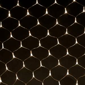 Гирлянда-сетка ТЕПЛЫЙ БЕЛЫЙ 2,5*2,5 м.(Ч11067)