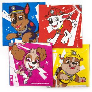 Салфетка "Щенячий патруль, Дружная команда" 33*33 см/20шт 501205