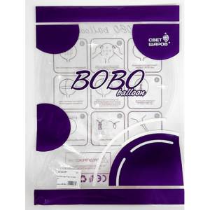 Deco Bubble BOBO Сфера 20"/50 cм б/p, фиолет уп. (Россия)/1204-1708