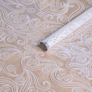 Пленка прозрачная "Снежный узор" белый 70 см, 200 гр./ 88003132