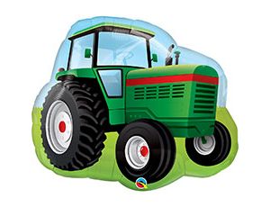 Трактор зеленый (Qualatex) /1207-3892