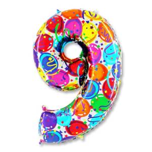 Цифра "9" -  Шары /Grabo                     