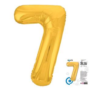 Цифра 7 - 40" Slim Золото (Россия) / 754665/1207-3818