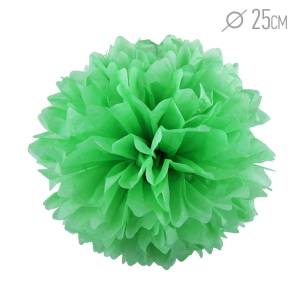 Помпон из бумаги 25 см (св. зеленый)